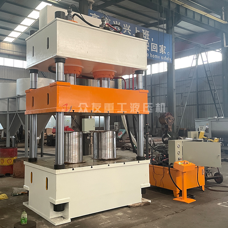 丝袜吊带蕾丝白丝AV 400吨双缸三梁四柱液压机 400T金属冷压成型油压机
