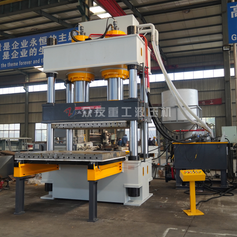 丝袜吊带蕾丝白丝AV 800吨移动工作台液压机 800T金属拉伸成型四柱油压机