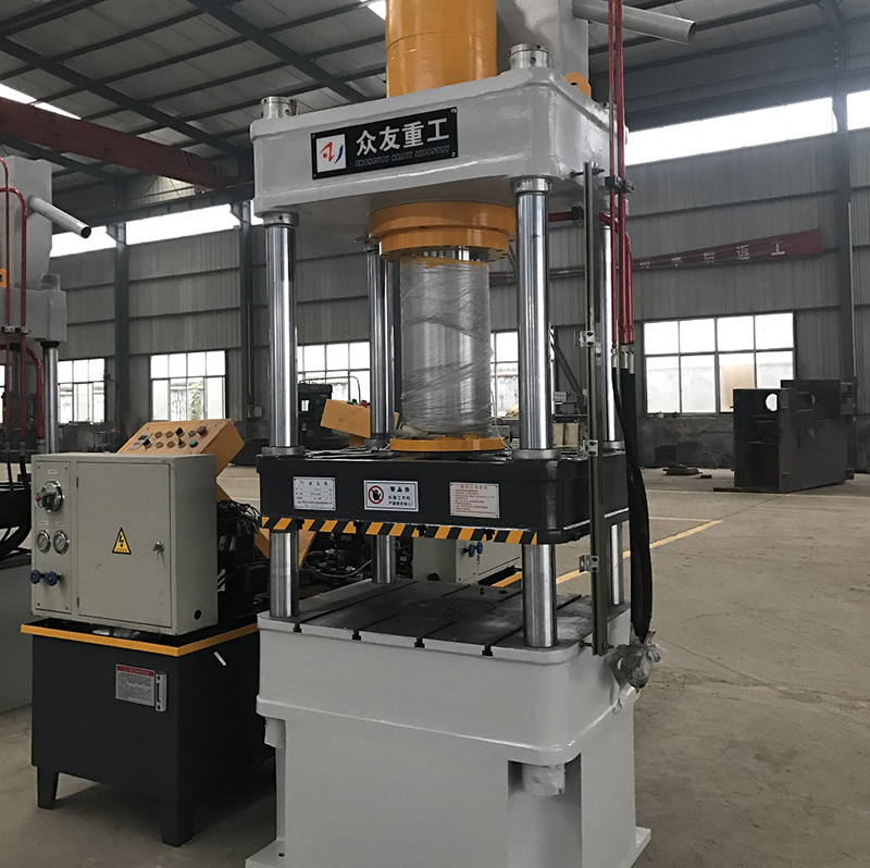丝袜吊带蕾丝白丝AV 160吨铸钢件四柱液压机 160T金属拉伸成型油压机