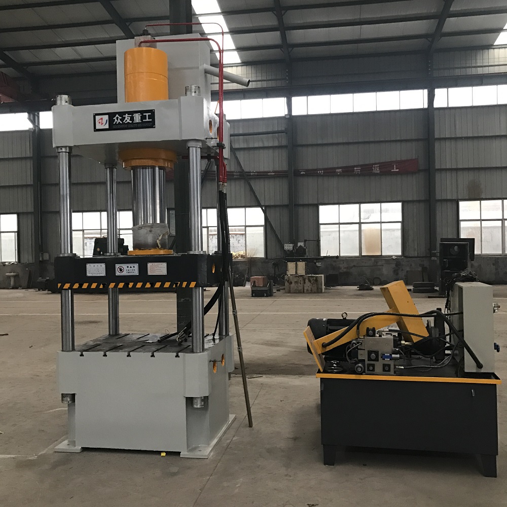丝袜吊带蕾丝白丝AV 160吨铸钢件四柱液压机 160T金属拉伸成型油压机