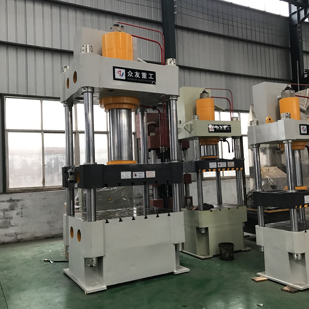 丝袜吊带蕾丝白丝AV 160吨铸钢件四柱液压机 160T金属拉伸成型油压机